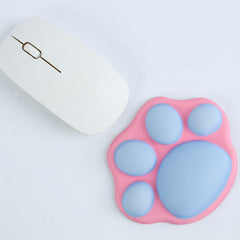 Cat Paw Mouse Pad Silicone Skin Cartoon Computer Wrist Support