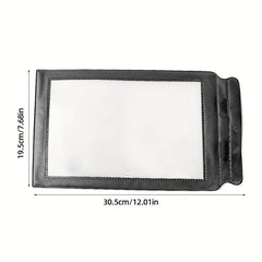 3X Handheld Flat Bookmark Magnifier Ultra Thin Lens for Reading