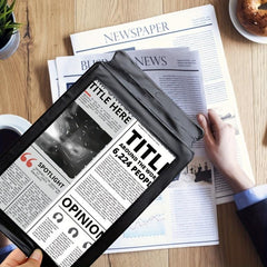 3X Handheld Flat Bookmark Magnifier Ultra Thin Lens for Reading