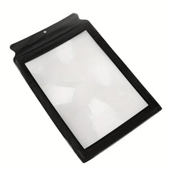 3X Handheld Flat Bookmark Magnifier Ultra Thin Lens for Reading