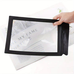 Portable A4 Reading Magnifying Glass, 3X Magnification