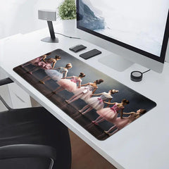Ballet Girl Pattern Mouse Pad Extended Gaming Desktop Pad