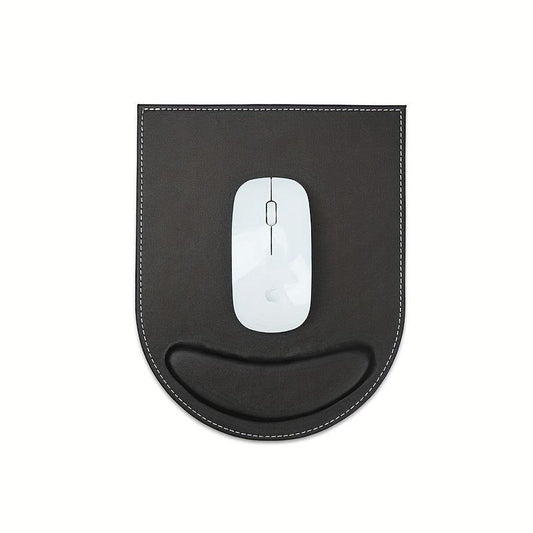PU Leather Mouse Pad Non Slip Mouse Wrist Pad