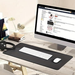 Non Slip Desk Pad Mouse Pad Waterproof PVC Leather Desk Table Protector