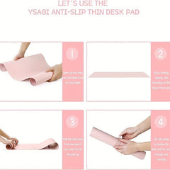 Non Slip Desk Pad Mouse Pad Waterproof PVC Leather Desk Table Protector