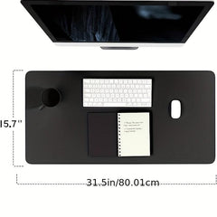 Non Slip Desk Pad Mouse Pad Waterproof PVC Leather Desk Table Protector