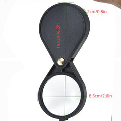 Optics Loupe Magnifier Loop Microscope Magnifying Glass Lens Portable