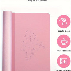 Large Leather Desk Mat Waterproof Non-slip for Office and Home