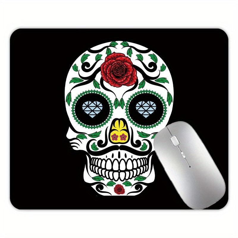 Skull Mousepad Anti skid Washable for Office Games