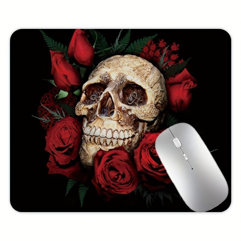 Skull Mousepad Anti skid Washable for Office Games