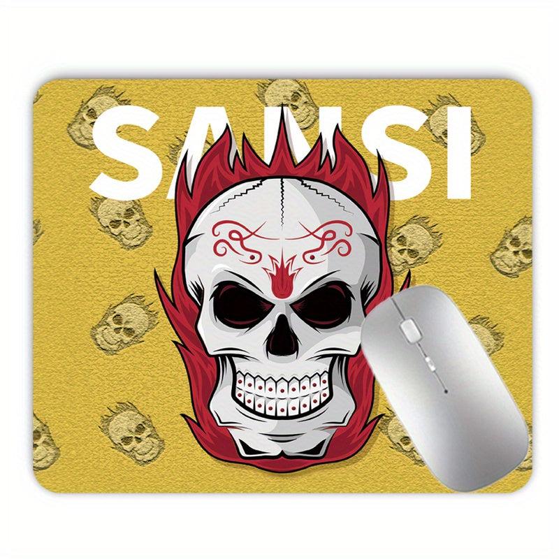 Skull Mousepad Anti skid Washable for Office Games