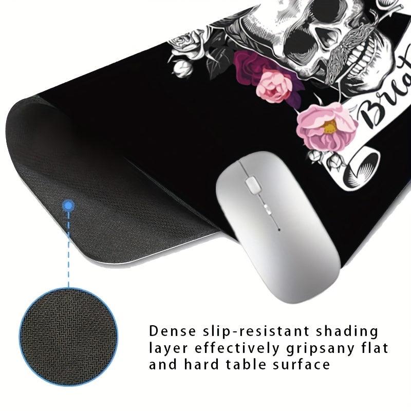 Skull Mousepad Anti skid Washable for Office Games