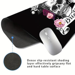 Skull Mousepad Anti skid Washable for Office Games