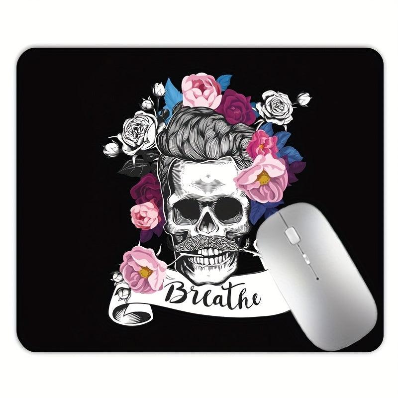 Skull Mousepad Anti skid Washable for Office Games