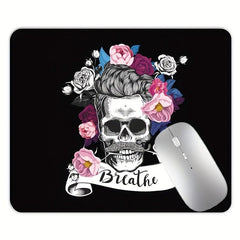 Skull Mousepad Anti skid Washable for Office Games