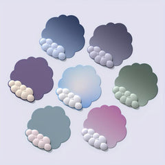 Gradient Cloud Wristrest Guard Mouse Pad