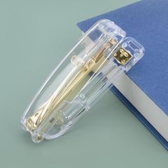 Transparent Golden Office Binding Stapler
