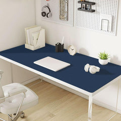 Large Faux Leather Desk Mat Waterproof Computer Keyboard Mat