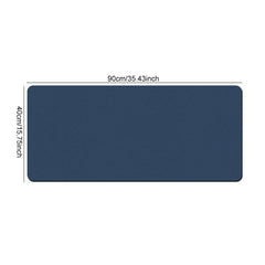 Large Faux Leather Desk Mat Waterproof Computer Keyboard Mat