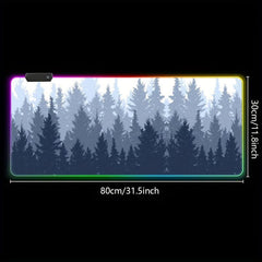 RGB Gaming Mouse Pad 12 Lighting Modes XL Extended Desk Mat