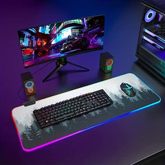 RGB Gaming Mouse Pad 12 Lighting Modes XL Extended Desk Mat