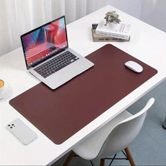Multifunctional Leather Desk Pad Cover Mouse Pad Non Slip PU Leather