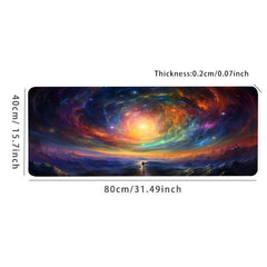 Night Starry Sky Mousepad Space Computer Keyboard Pad Office Desk Mat