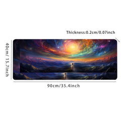 Night Starry Sky Mousepad Space Computer Keyboard Pad Office Desk Mat