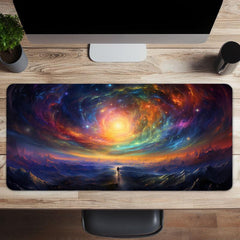 Night Starry Sky Mousepad Space Computer Keyboard Pad Office Desk Mat