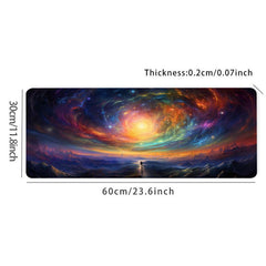 Night Starry Sky Mousepad Space Computer Keyboard Pad Office Desk Mat