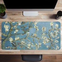 Artistic Flowers Large Mousepad HD Keyboard Pad Mouse Mat