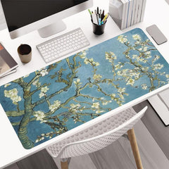 Artistic Flowers Large Mousepad HD Keyboard Pad Mouse Mat