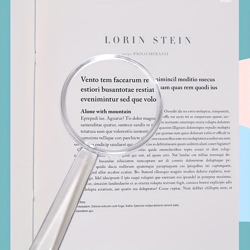 40mm Handheld Magnifying Glass for Kids Science Education