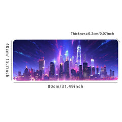 High Rise City Large Mousepad Computer HD Keyboard Pad Mouse Mat Desk Mats