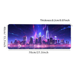 High Rise City Large Mousepad Computer HD Keyboard Pad Mouse Mat Desk Mats