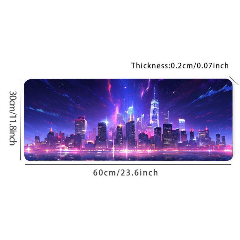 High Rise City Large Mousepad Computer HD Keyboard Pad Mouse Mat Desk Mats