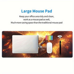 Golden Owl Extended Big Mouse Pad Large Gaming Mouse Pad Desk Pad