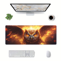 Golden Owl Extended Big Mouse Pad Large Gaming Mouse Pad Desk Pad