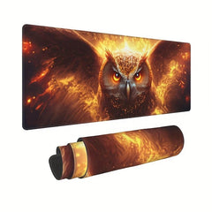 Golden Owl Extended Big Mouse Pad Large Gaming Mouse Pad Desk Pad