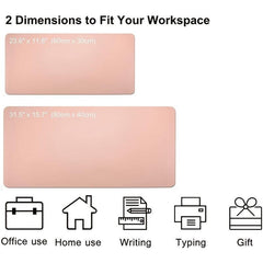 Desk Pad Mouse Pad Non Slip Waterproof Office Desk Mat