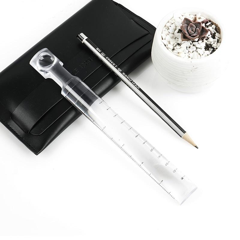 Multifunctional Ruler Magnifying Glass Desktop Elderly Reading