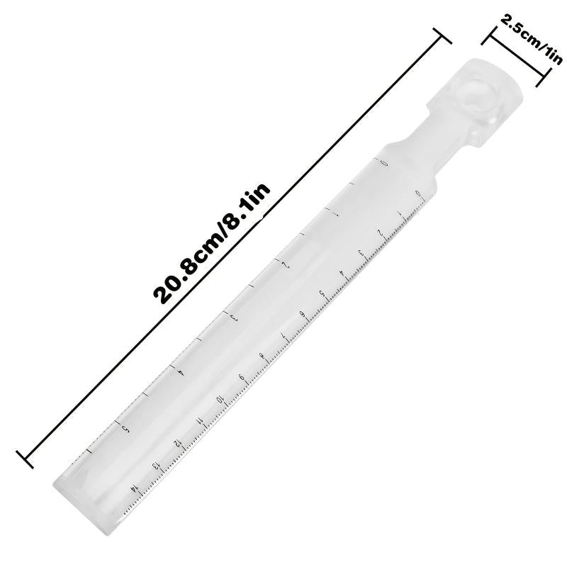 Multifunctional Ruler Magnifying Glass Desktop Elderly Reading