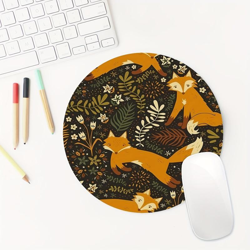 Round Mouse Pad Non Slip Rubber Base 20cmx20cm