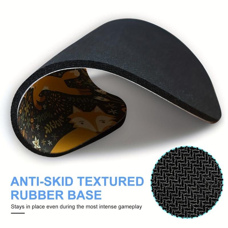 Round Mouse Pad Non Slip Rubber Base 20cmx20cm