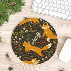 Round Mouse Pad Non Slip Rubber Base 20cmx20cm