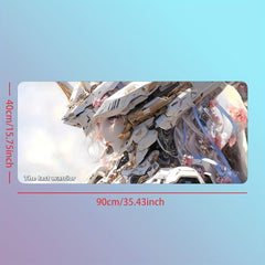 Anime Mecha Style Women's Warrior Mouse Pad Non-slip Desk Mat