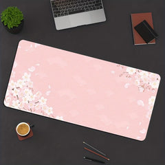 Pink Cherry Blossoms Mousepad for Computer & Office Desk