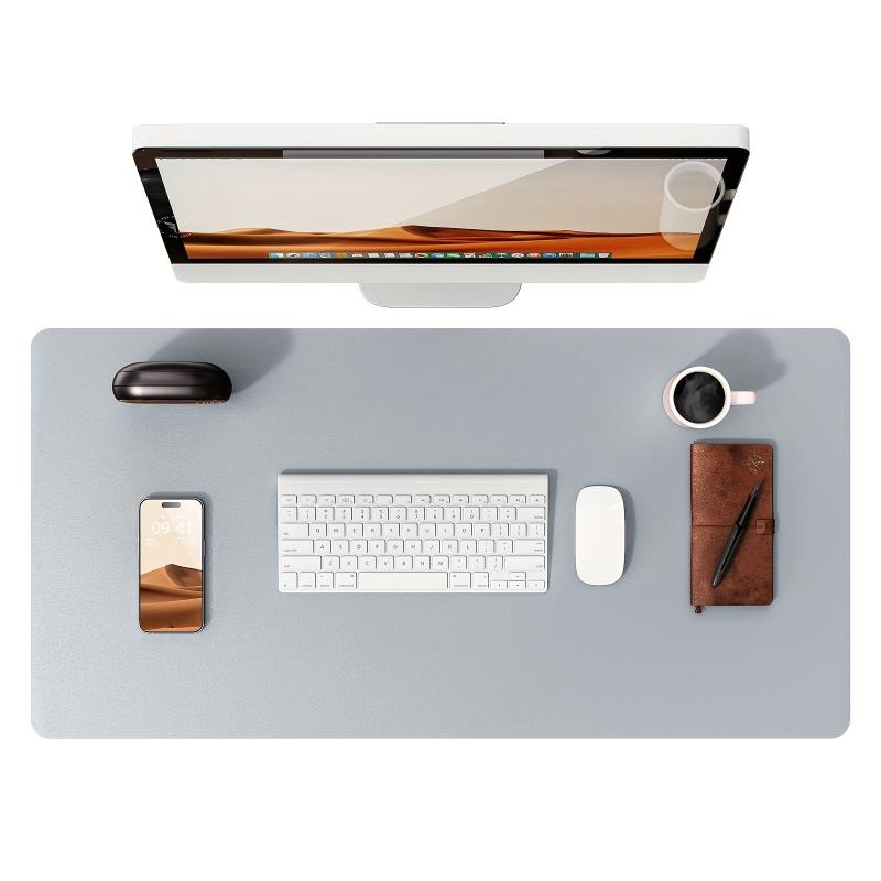 Large Leather Desk Pad Protector, Office Desk Mat, Non Slip PU Leather