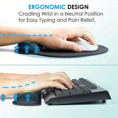 Ergonomic Wrist Support Mouse Pad Set