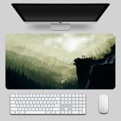 Large Desk Mat Painting Series Pattern Mouse Play Mat